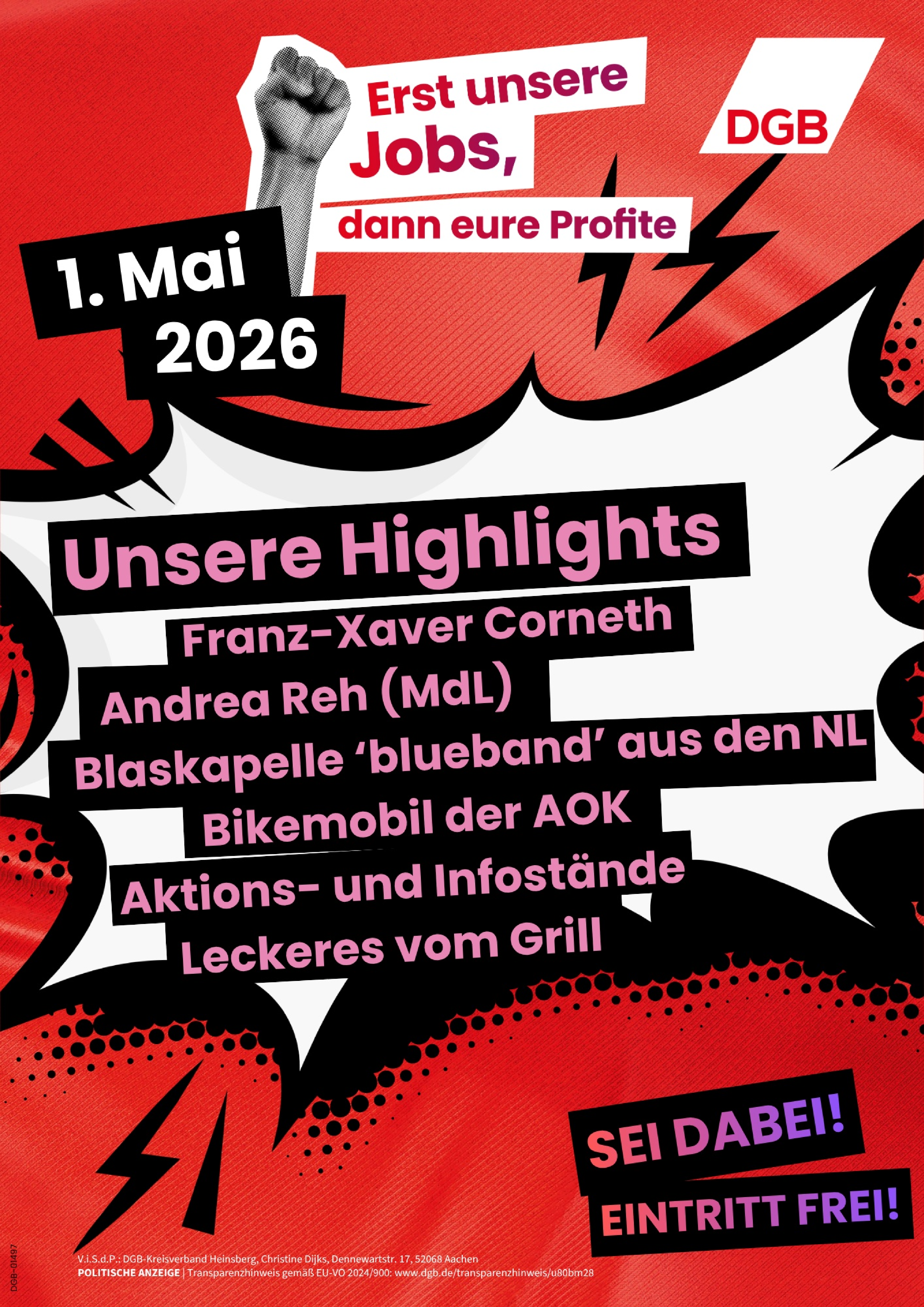 Plakat 2 - 1. Mai 2026 Heinsberg